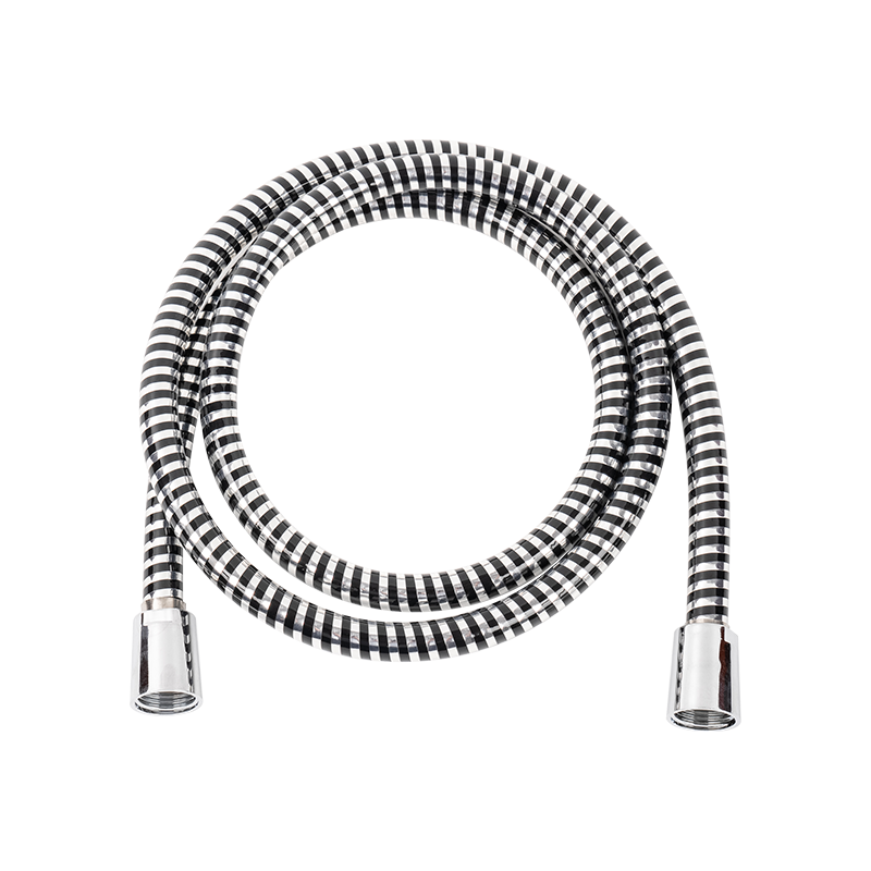 PVC black and white concave and convex pipe shower hose water heater rubber plastic water hose shower head hose