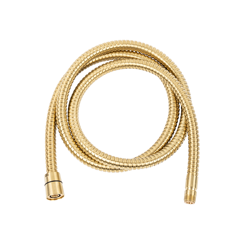 PVD hose metal universal bending shaped silicone hose gooseneck hose peptide gold color