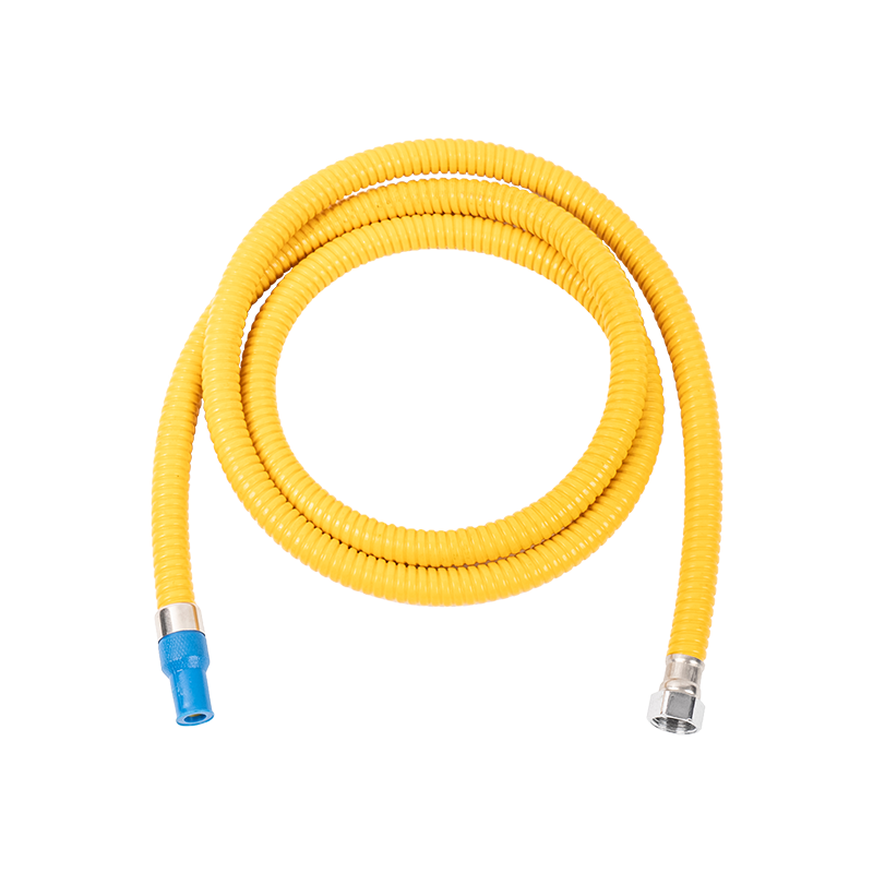 Extra long 1.7m flexible gas hose armored household explosion-proof gas pipe natural gas pipe liquefied gas pipe water heater gas stove connection pipe